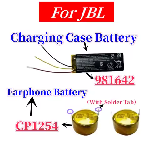981642 750mAh Lithium Battery for JBL Tune 230NC 230 NC TUNE230NC TWS Wireless Bluetooth Earphone Ch
