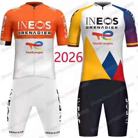 2026 Team INEOS Grenadiers Colombia Cycling Jersey Set Men Cycling Clothing Egan Bernal Road Bike Sh
