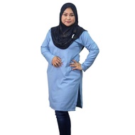 Blouse Muslimah Plus Size fits XS to 6XL