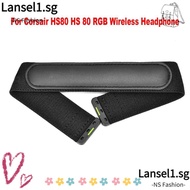 LANSELL Head Band, Replacement Elastic Weave Headband,  Protein Leather Headband pad for CORSAIR HS8