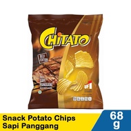 Chitato Roast Beef - 68g| Chitato's Delicious Diamond Snack| Grilled Beef Potato Chips| Chitato Beef