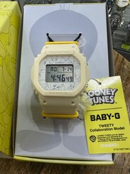 BABY-G x TWEETY 翠兒 特別版 BGD-565TW-5DR  BGD-565TW-5 BGD565TW CASIO TWEETY LOONEY TUNES Baby-G Casio手錶