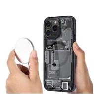Shockproof Transparent Matte Magnetic Phone Case For iPhone 15 Pro 14 13 12 11 Pro Max Plus Slim Soft Silicone Hard Acrylic Cover Cases Magsafe Wireless Charge Protective Casing