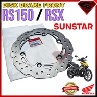 100% ORIGINAL HONDA FRONT DISC PLATE DISC DEPAN RS150 / RSX150 DISK BRAKE SUNSTAR 45251-K56-N11