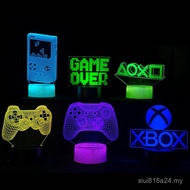 Creative Gaming Atmosphere Lamp Table Lamp Gamepad 3D Night Light XBOX Decorative Light LED7 Color L