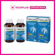 Bio-Life Executive B Complex 100 Tablets x 2 | Sustained Release Vitamin B Complex with Vitamin C & 