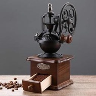 【全新公司貨】咖啡機 咖啡壺 研磨機 摩天輪磨豆機 復古風老式咖啡機 家用手搖磨豆機 手動咖啡豆研磨器