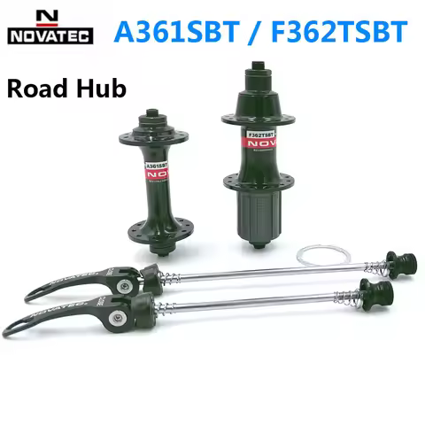 Novatec Road Bicycle Hub A361/F171/F362 Hub Front/Rear Quick Release Bike freehub V Brake 2 Bearing 