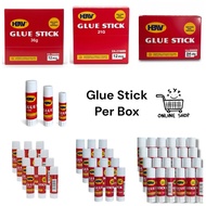 Per Box HBW Glue Stick (24pcs/12pcs) – 8g / 21g / 36g | Non-Toxic, Safe, & Washable School & Office