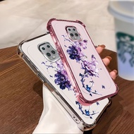 Suitable for Redmi NOTE 9 pro 9s Electroplated shockproof phone case with strap TPU soft protection 