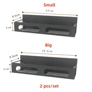 Multi-purpose Metal Wall Mounted Kitchen Seasoning Rack Refrigerator Washing Machine Side Storage Ra