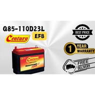 (Installation Included)Century Q85/115D23L START/STOP BATTERY -MAZDACX5/CX3/3/CX30 TOYOTA ALPHARD/V