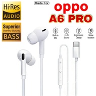 TYPE C DAC EARPHONE FOR OPPO A5 Pro A6 Pro RENO 15 14 13 12 11 10 9 8 Pro,FIND X6 X8,X7 PRO, STUDIO 