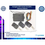 Autogate 4 Channel Remote Set - 4CH Remote + Receiver (DIP Switch Type)
