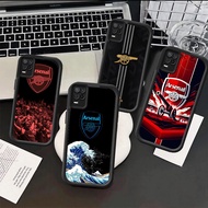 Arsenal FC Shockproof hp Clear Plating Casing for Realme Reno A77s A96 F21S 9i A76 7 A3 A57s 8Z F21 
