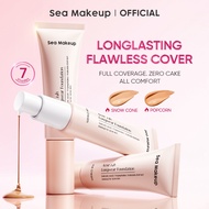 Sea Makeup Longwear & Matte Acne Foundation - Foundation Light Full Coverage Concealer Silk Velvet M