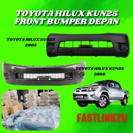 Fastlink Toyota Hilux Vigo Kun25 / Kun26 Front Bumper Depan Plastic 100% High Quality PP Material Pl