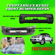 Fastlink Toyota Hilux Vigo Kun25 / Kun26 Front Bumper Depan Plastic 100% High Quality PP Material Pl