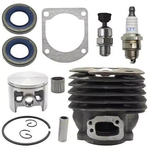 Big Bore 52mm Cylinder Piston Gasket Kit For Husqvarna 61 268 272 272XP Chainsaw 503758172 503446501