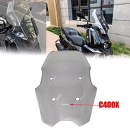 For BMW C400X 2019-2021 Windshield Wind Screen Deflector Protector C400 X C 400X Transparent & Smoke