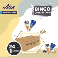 Miliki Aice Bingo Cookies Cone (1 Karton = Isi 24Pcs) Es Krim