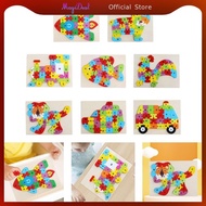 MagiDeal Alphabet Puzzle Cartoon Abc Puzzles Block Toy Abc Animal Puzzle Abc Letter Wooden Puzzle fo