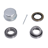 TMA~ 2 Sets Trailer Wheel Hub Bearings Kit L44649 With Trailer Axle Grease Seal Dust Cover Cotter Pi