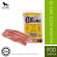 SLICE MEAT ALLANA (NO 11) | FROZEN HALAL BONELESS BUFFALO MEAT SLICES (BUFFALO) 900gm