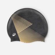 DECATHLON Silicone swimming cap tria black