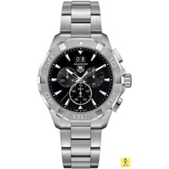 TAG Heuer Aquaracer CAY1110.BA0927 / Men's Analog Watch / Chronograph / Quartz / 43mm / SS Bracelet 