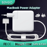 HUI BINGO New 45W Magsafe2-T Charger(14.85V-3.05A)for MacBook Air 11" 13" A1465 A1466 A1436 MD223 MD
