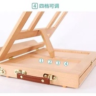 Watercolor Acrylic Small Easel Drawer Type Beech Easel Easel Picture Box Desktop Desktop Easel Oil E