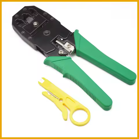 NEW 2026 Ethernet RJ11 RJ12 Cat5 Cat5e 8P8C 6P6C 4P4C RJ45 Crimper Stripper Network Cable Cutting To