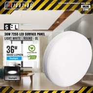 SFL LED SURFACE PANEL LIGHT (7255) WHITE [36W] 12" (ROUND)