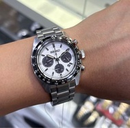 3年原廠保養 全新香港行貨SEIKO Prospex Speettimer Solar SSC813P1 SSC813P SSC813精工黑白 熊貓款 光動能 太陽能手錶藍寶石玻璃鏡面 100米防水 