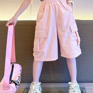 HYS  Girls Summer Short Pants Kids Girls Casual Pants Childrens Trousers