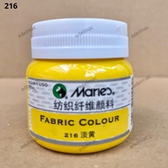 fabric paint textile cet lukis kain kanvas tas sepatu craft handmade - 216_yellow pale