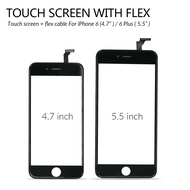 Touch Screen Digitizer For Iphone 5 5s 6 Plus 6s Se 5c Touchscreen Frame Front Touch Panel Glass Len