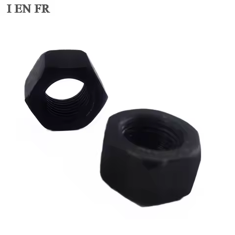 2/50pcs M1.6 M2 M2.5 M3 M3.5 M4 M5 M6 M8 M10 M12 M14 M16 Black Oxide Colour Carbon Steel Hexagon Hex