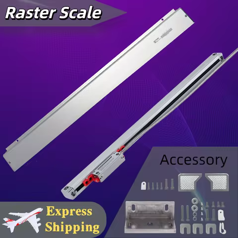 KA-300 Grating Ruler Sensor DRO 1um TTL Glass Linear Scale for Lathe Turning Milling Machine 120mm-5