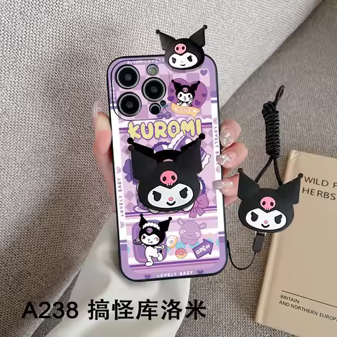 Sanrio 3D Cartoon Kuromi Phone Holder Case For Huawei Nova 9 8i 8 7i 6 5T 5Z 5i 5 4e 4 3e 3i 3 7 SE 