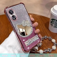 Case for OPPO A1 5G A98 A38 4G A18 A58 4G 5G A58X four corners Shockproof phone case 3D cute diamond