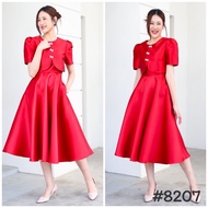 [LUXURY707] VG8207 : เดรสคอกลม ทรงสุภาพ