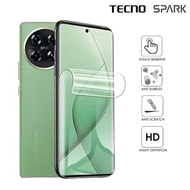 A - B00M Hydrogel CLEAR Screen Protection Film for TECNO SPARK 30, 30C, 30 PRO, 20, 20 PRO PLUS, 10,