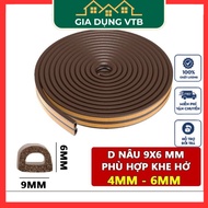 2.8md Double Roll D Ron for Door Frame, Gap Filling, Water Blocking, Soundproof, Heatproof, 6M Long 