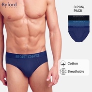 Byford 3pcs Men Classic Briefs Cotton Elastane BMB835795