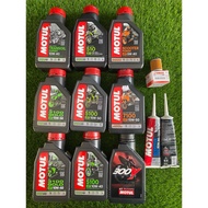 MOTUL 3100 5100 7100 300V 15W50  10W-40 4T FULLY SYNTHETIC ENGINE OIL FRANCE 1L WITH OIL FILTER YAMA