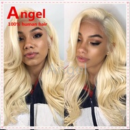 8A #613 Blond Color Brazilian Human Hair Full Lace Wig long