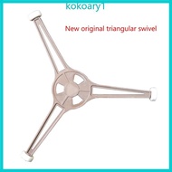 KOKO 2 4Pcs Universal Rotating Rings Turntable Plate Bearing Bracket Holder Wheel Rings