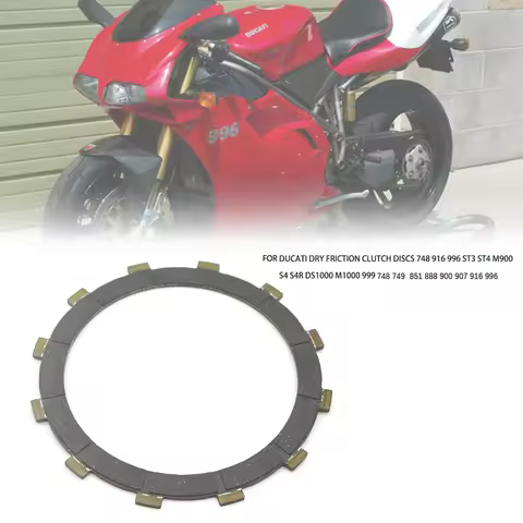 1 pcs Friction Clutch Plates Discs For Ducati 748 916 996 ST3 ST4 M900 S4 S4R DS1000 M1000 999 796 8